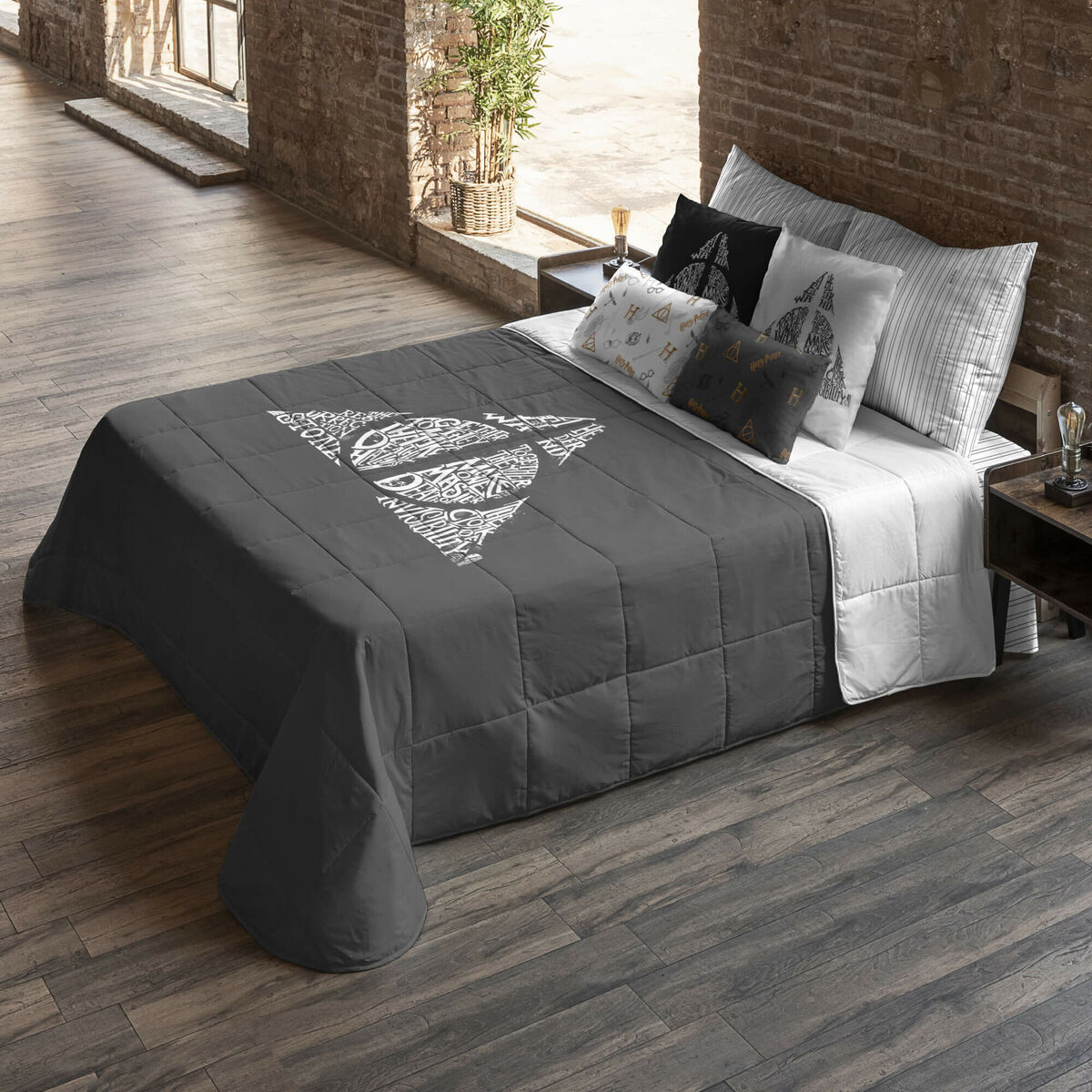 Edredão Harry Potter Multicolor 280 x 4 x 270 cm Queen